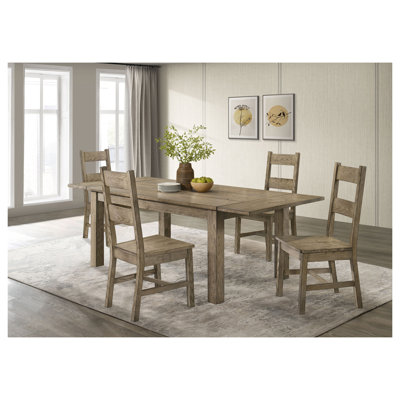 Solid Wood Top Dining Set