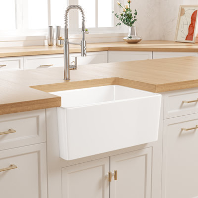 Denbigh 24"" L x 16"" W (Single Bowl) Farmhouse Kitchen Sink with Accessories -  Eridanus, ERI-FS-102T