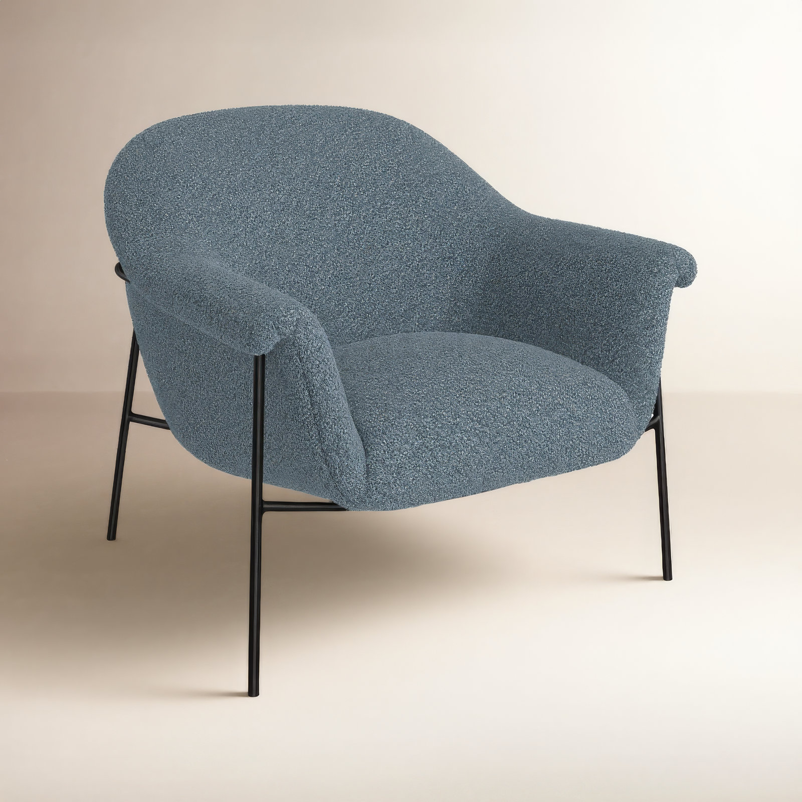 Mythos Upholstered Armchair, Knoll Sky
