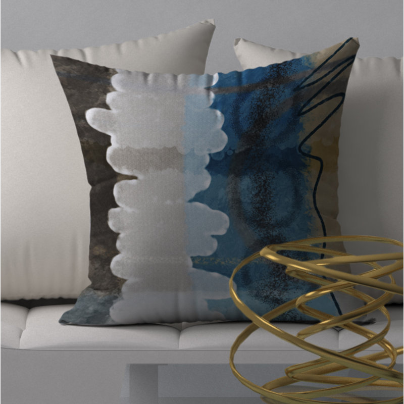 Housse de coussin carrée Juicy trendy, 18 po x 18 po