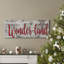 Toile tendue avec châssis de qualité supérieure Winter Wonderland - prête à être accrochée-1882100767