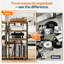 Metal,Manufactured Wood 76cm H Media Shelves