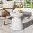 Outdoor Ponti Travertine Side Table-832806313