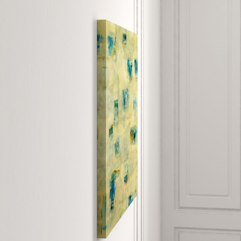 Breakthrough Blues I Print by Maeve Harris, Glass Coat, 36" H x 36" W