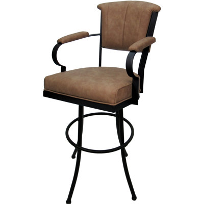Tabouret pivotant en métal Bethel