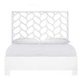 Silas King Platform Bed, Light Blue