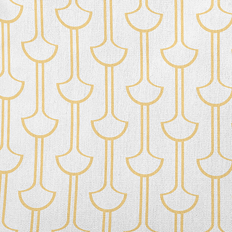 Modern Ginko Accent Pillow with Insert, 18"H x 18"W, Golden Haze