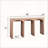 60"Long Rustic Archway Console Table