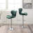Laronzo Swivel Upholstered Adjustable Height Counter Stool with Metal Frame-1624699358