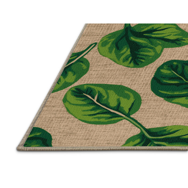  Tapis lavable en épinards de Nouvelle-Zélande, Rectangulaire 7 pi x 10 pi