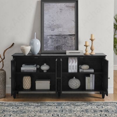 Buffet 65,2 "Mid-Century avec buffet et rangement
