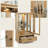 Lighted 2-Door Glass Curio Display Cabinet With Adjustable Shelves, Built-In Drawer, And Included Light Bulb-746388958