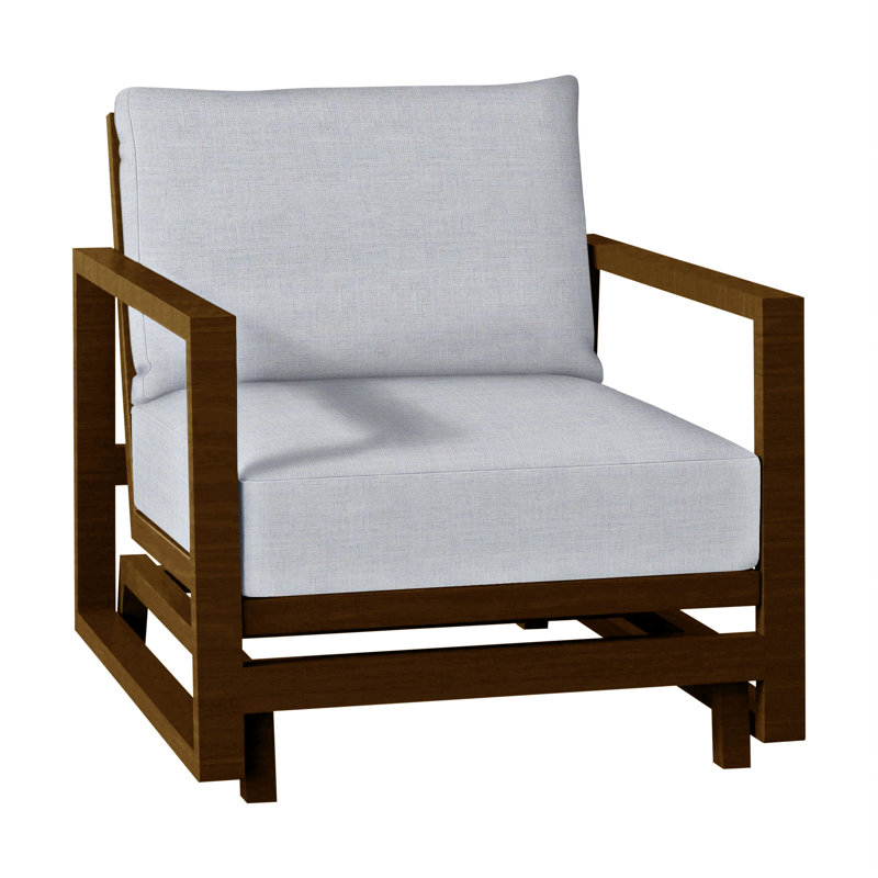 Méridienne Avondale, Sans bourrure + bourre standard, Lin chambray, Gris ardoise