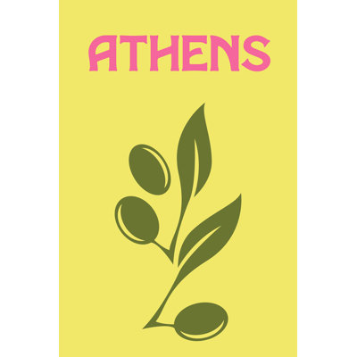 Athènes par Yaffa G - reproduction d'art sur toile