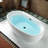 WOODBRIDGE 66" Acrylic Freestanding Bathtub Contemporary Soaking White Tub
