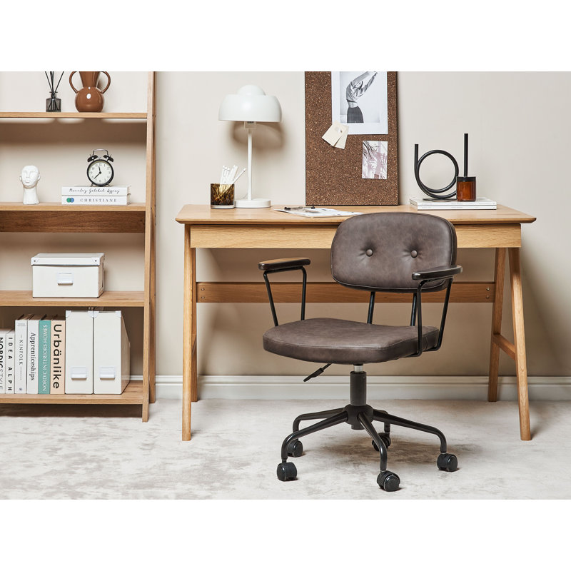 Schererville Office Chair, Dark Brown