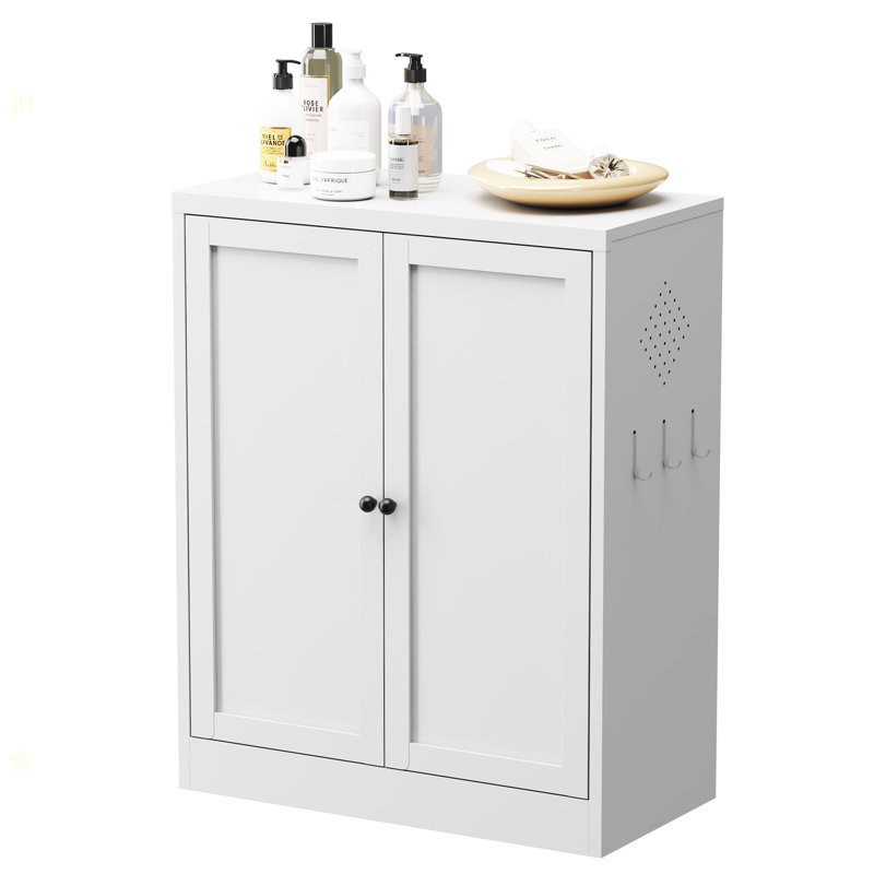 Garde-manger 34,6 po en métal blanc avec tablettes réglables - Organisateur de rangement de cuisine autoportant avec poignées à prise facile, assemblage requis, idéal pour la cuisine, la salle à manger, l’appartement
