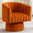 28''  Wide Velvet Modern Upholstered Swivel Barrel Chair-73454066