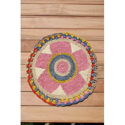 Arieyonna Jute No Pattern Round Placemat