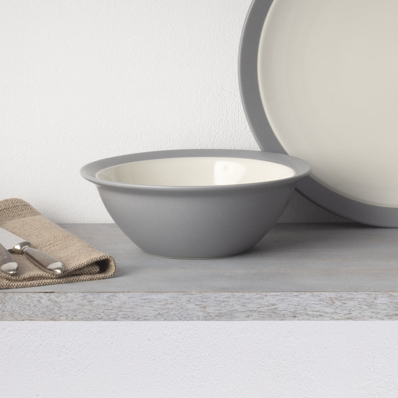 Noritake Colorwave 4-Piece Curve Place Setting, Slate
