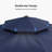 Sharayne 144'' Cantilever Umbrella with Crank Lift Counter Weights with Base in Ground-15067438