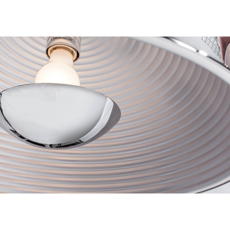 Dome 1 - Light Pendant, Chrome, 78.7" H x 19.7" W x 19.7" D