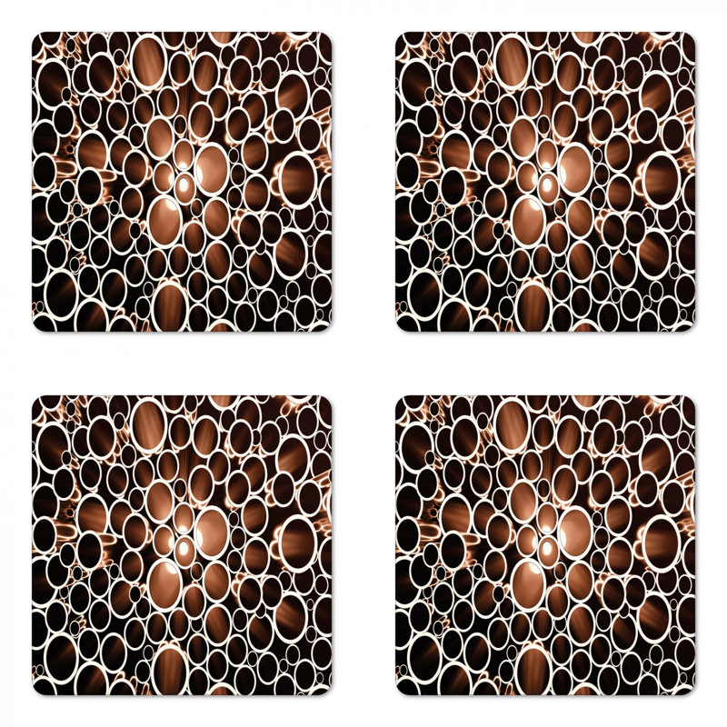Square 4 Piece Coaster Set