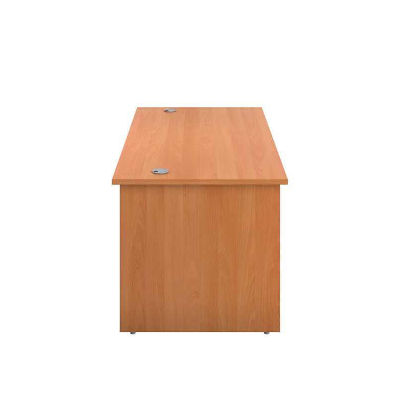 Buariki Desk Shell, Beech, 73cm H x 120cm W x 60cm D