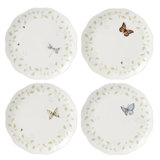 Butterfly Meadow Vines 4Pc Dinner Plate Set