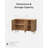 Rattan 3 Door Sideboard Accent Cabinet-41371923
