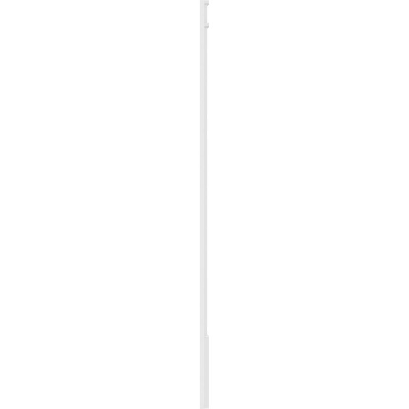 TruCraft Two Equal Raised Panel Pilaster w/ Decorative Capital & Base, 4"W x 90"H x 2"P Base Can Be Trimmed Up To 6 5/8", Architectural Grade PVC, Sold As Pair