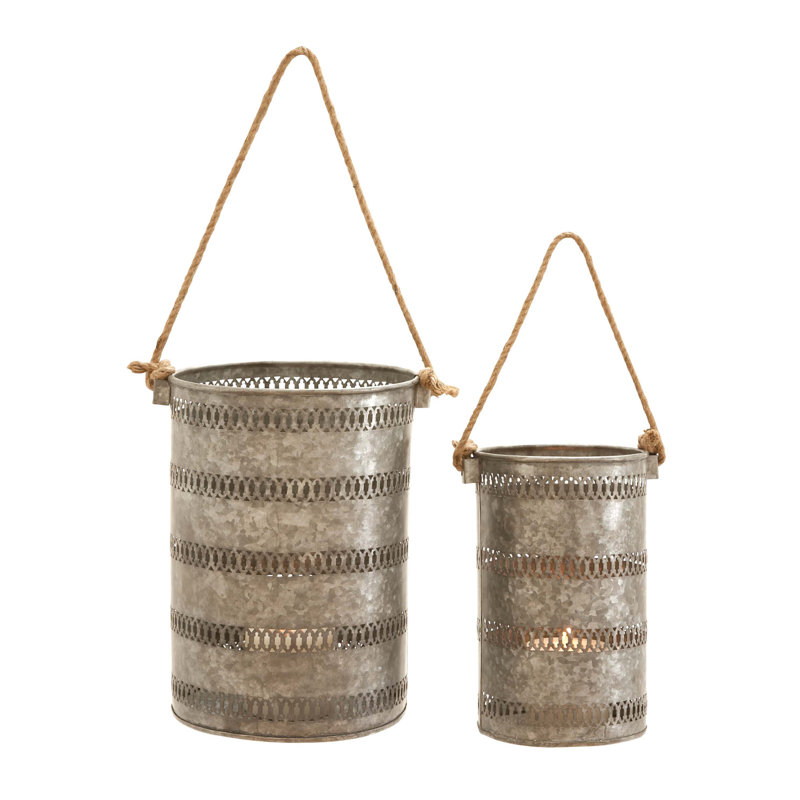 12'' H Iron Tabletop Lantern