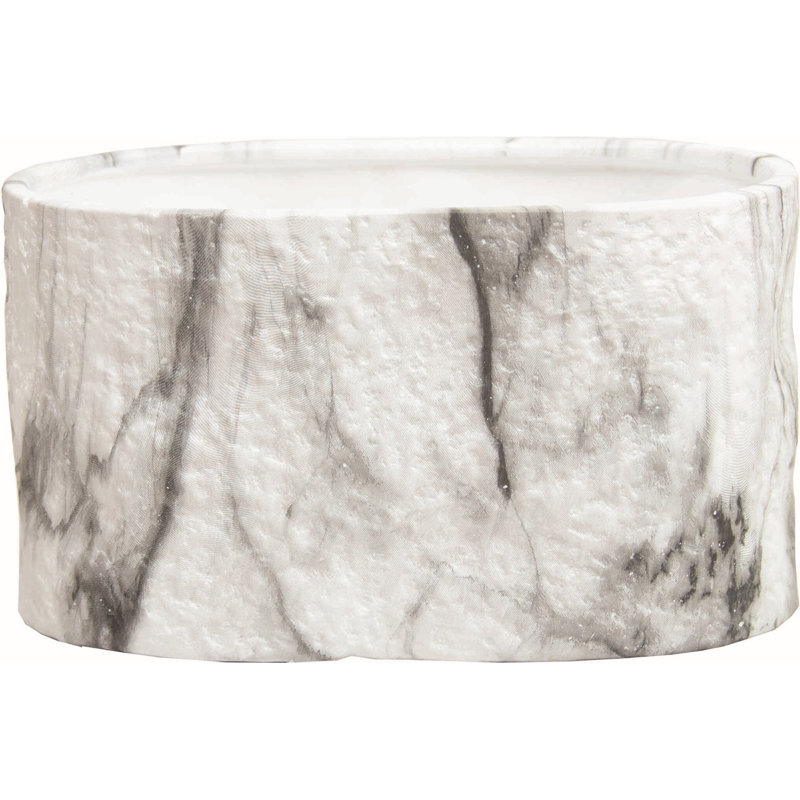 Bezno Ceramic Pot Planter, 3.93" H x 7.08" W x7.08" D