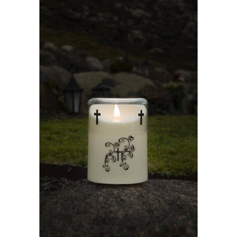 Unscented Flameless Pillar Candle