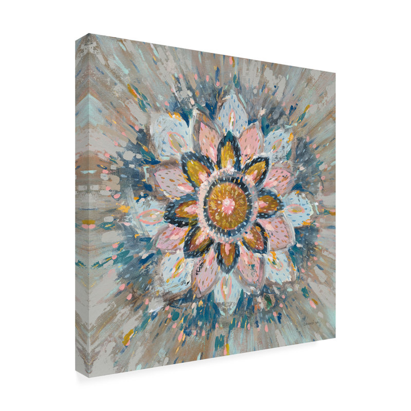 «Spice Mandala» par Danhui Nai - impression sur toile tendue, H 35 po x l 35 po x P 2 po