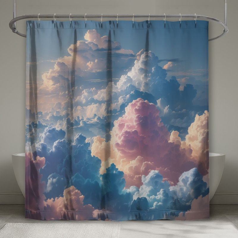 Rideaux de douche Fluffy, L 70 po x H 93 po