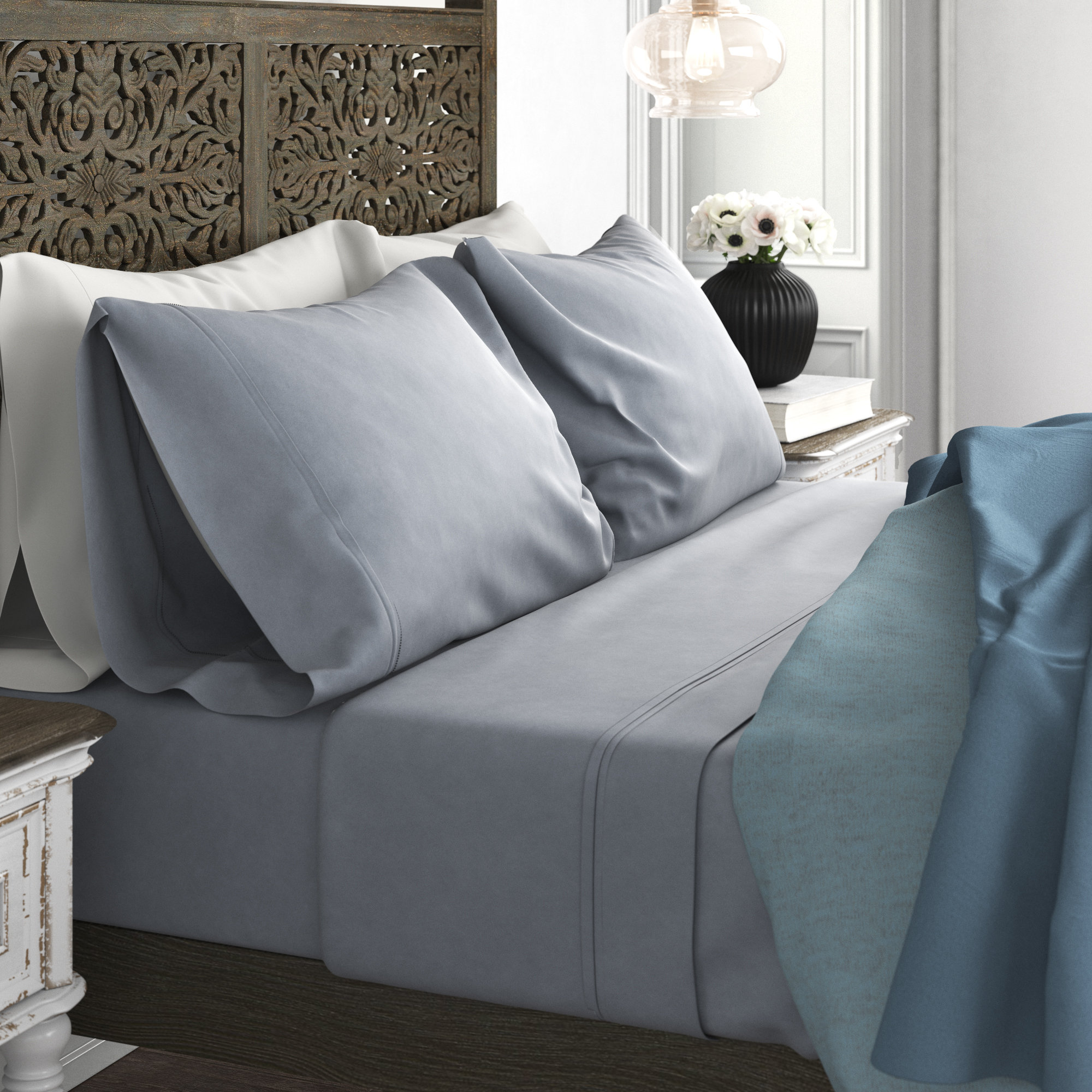 Microfiber Sheets & Pillowcases You'll Love - Wayfair Canada