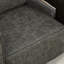 Fauteuil demi-tonneau moderne pivotant avec dossier ouvert-1256792938