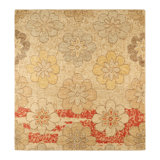 Rug & Kilim’S Distressed Square Rug With Colorful Floral Medallions