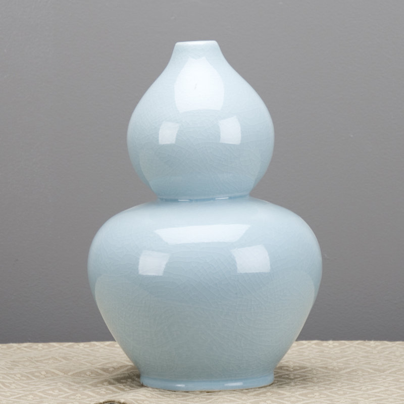 Vase en porcelaine bleu céladon