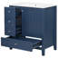Meuble-lavabo autoportant de 76 cm avec lavabo et rangement-844374177