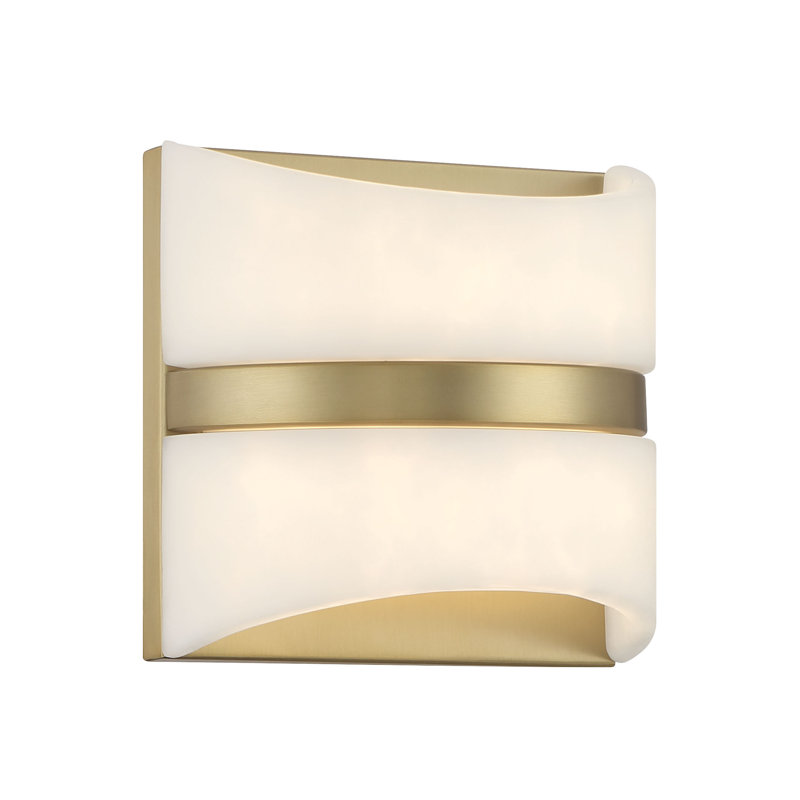 Reshad LED Flush Mounted Sconce, 2.69" H x 6.5" W