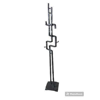 Adiansingh Iron Freestanding Coat Rack