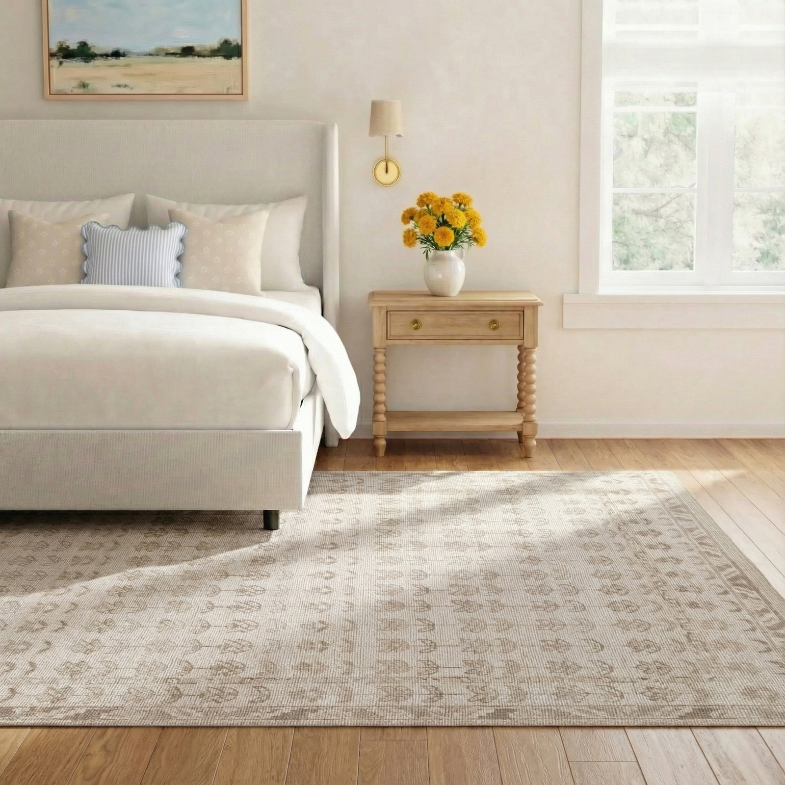 Maeve Hand-Knotted Oriental Wool Rug, Rectangle 9' x 12'