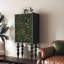 French Style Solid Wood High Leg Cabinet