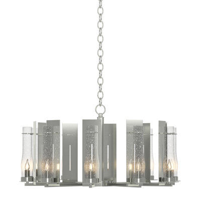New Town 10 - Light Unique/Statement Wagon Wheel Chandelier