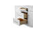 Tiosha 54" Single Bathroom Vanity In White With Engineered Stone Top