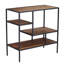 Bibliothèque standard en fer H 31,5 po x l 31,5 po