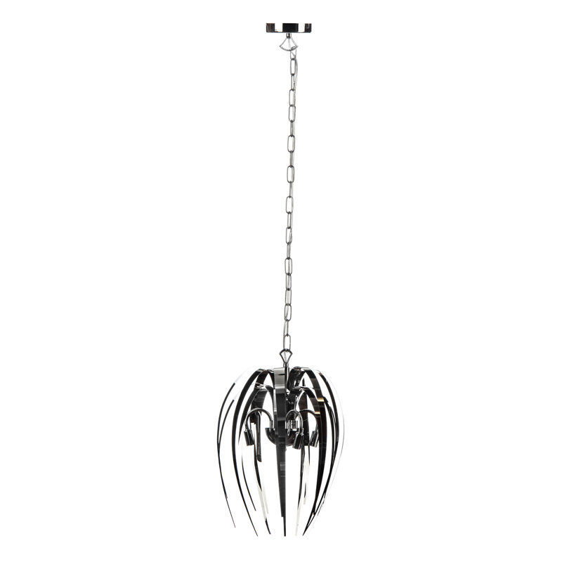 Abby 3 - Light Chrome Unique/Statement Pendant