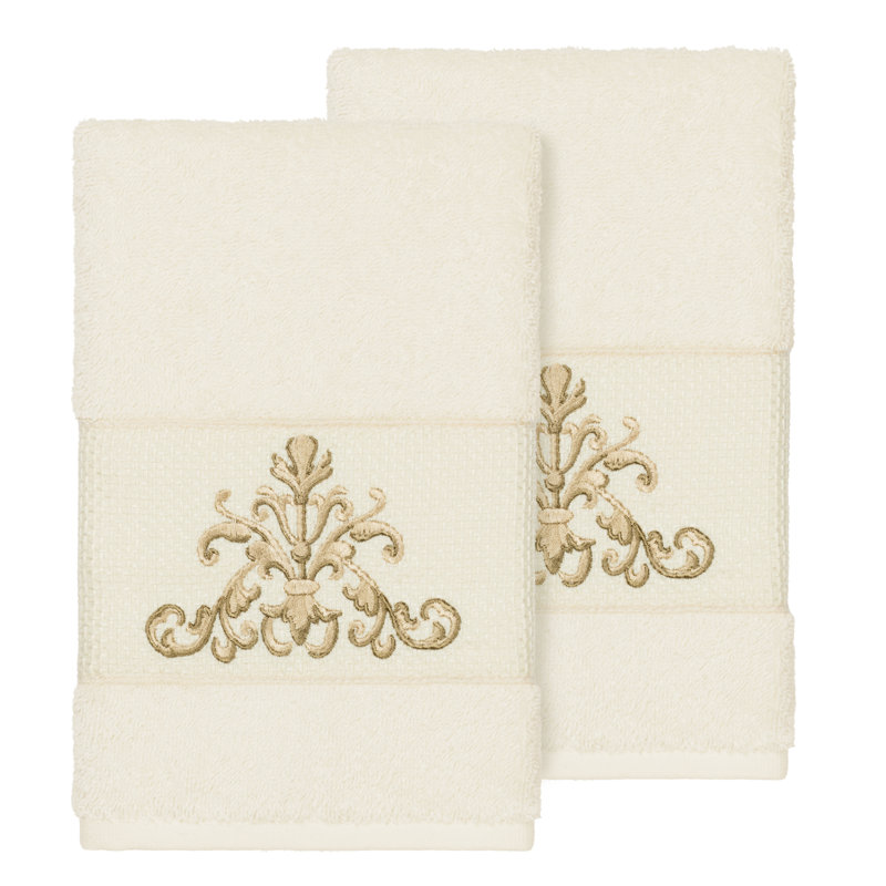 Scarlet Turkish Cotton Towel, Cream